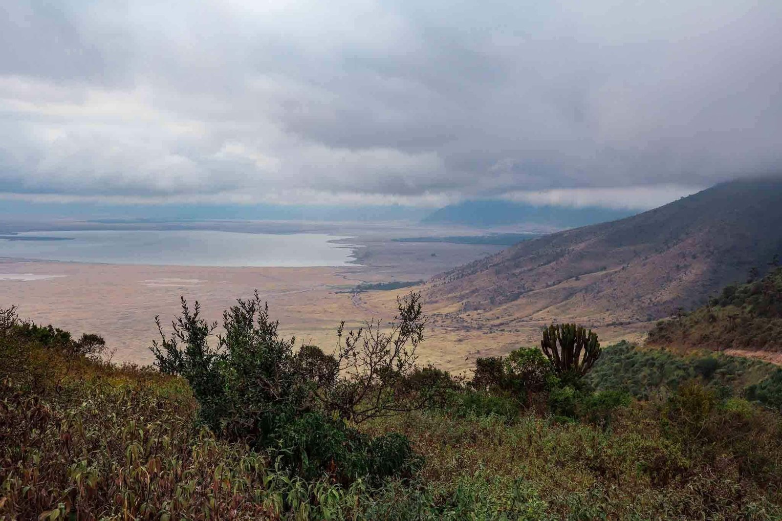 Clouds above the Ngorongoro Crater viewed from the rim — Tartaruga Safaris