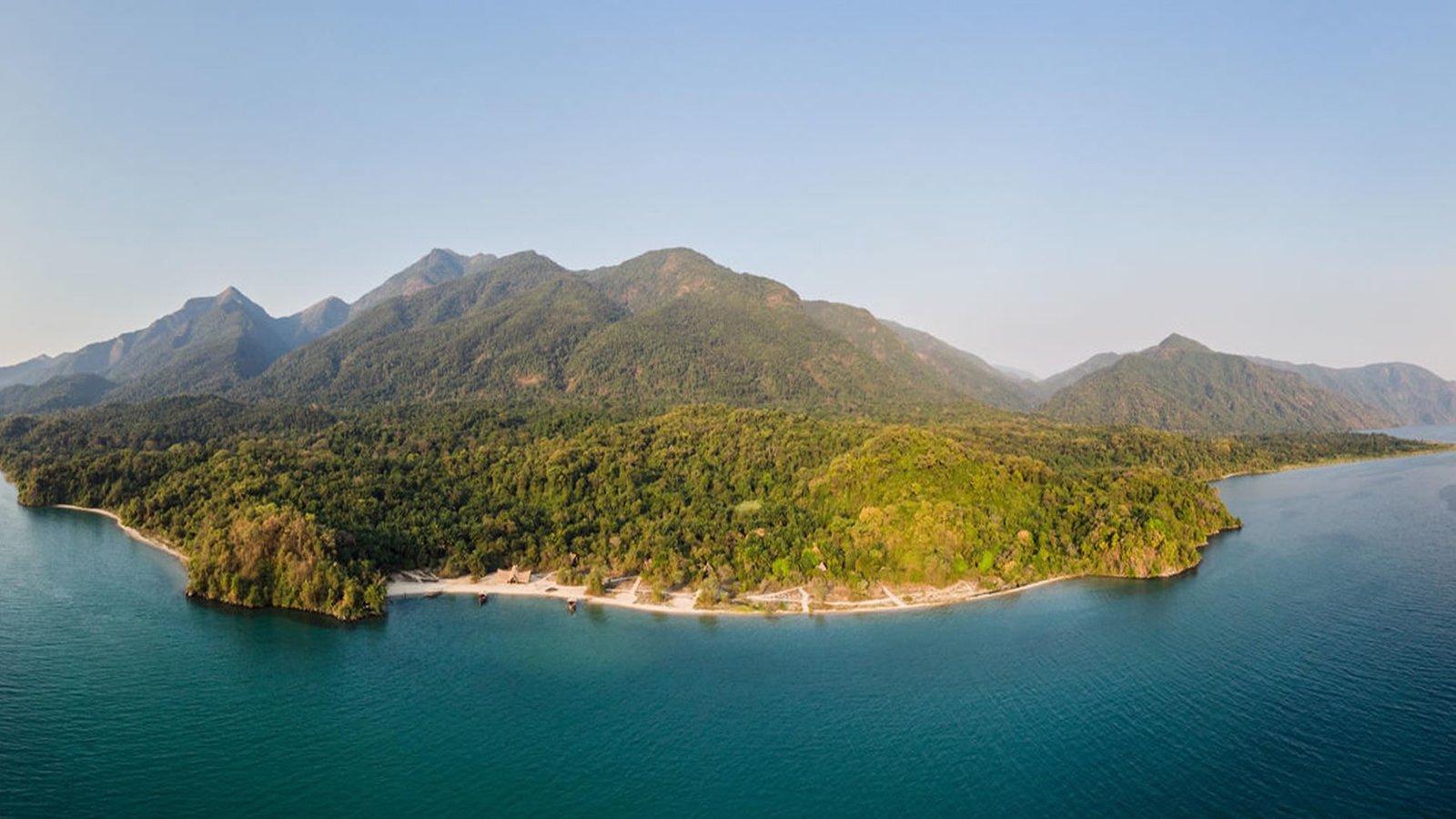 Mahale Mountains beside Lake Tanganyika