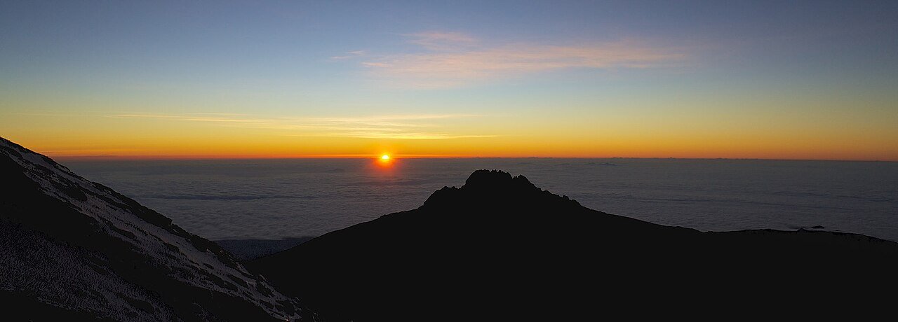 Sunrise over the Kilimanjaro mountain landscape — 6 Days Kilimanjaro Marangu Route
