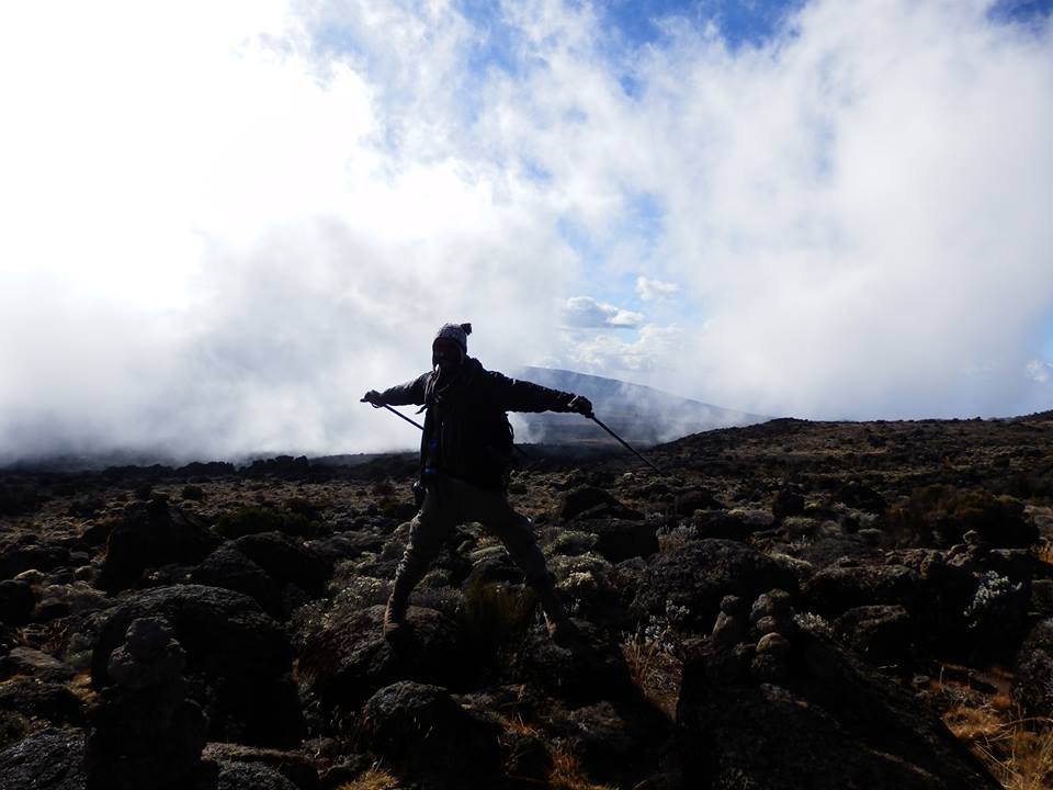 Lead guide on the fifth day of Kilimanjaro’s Marangu Route