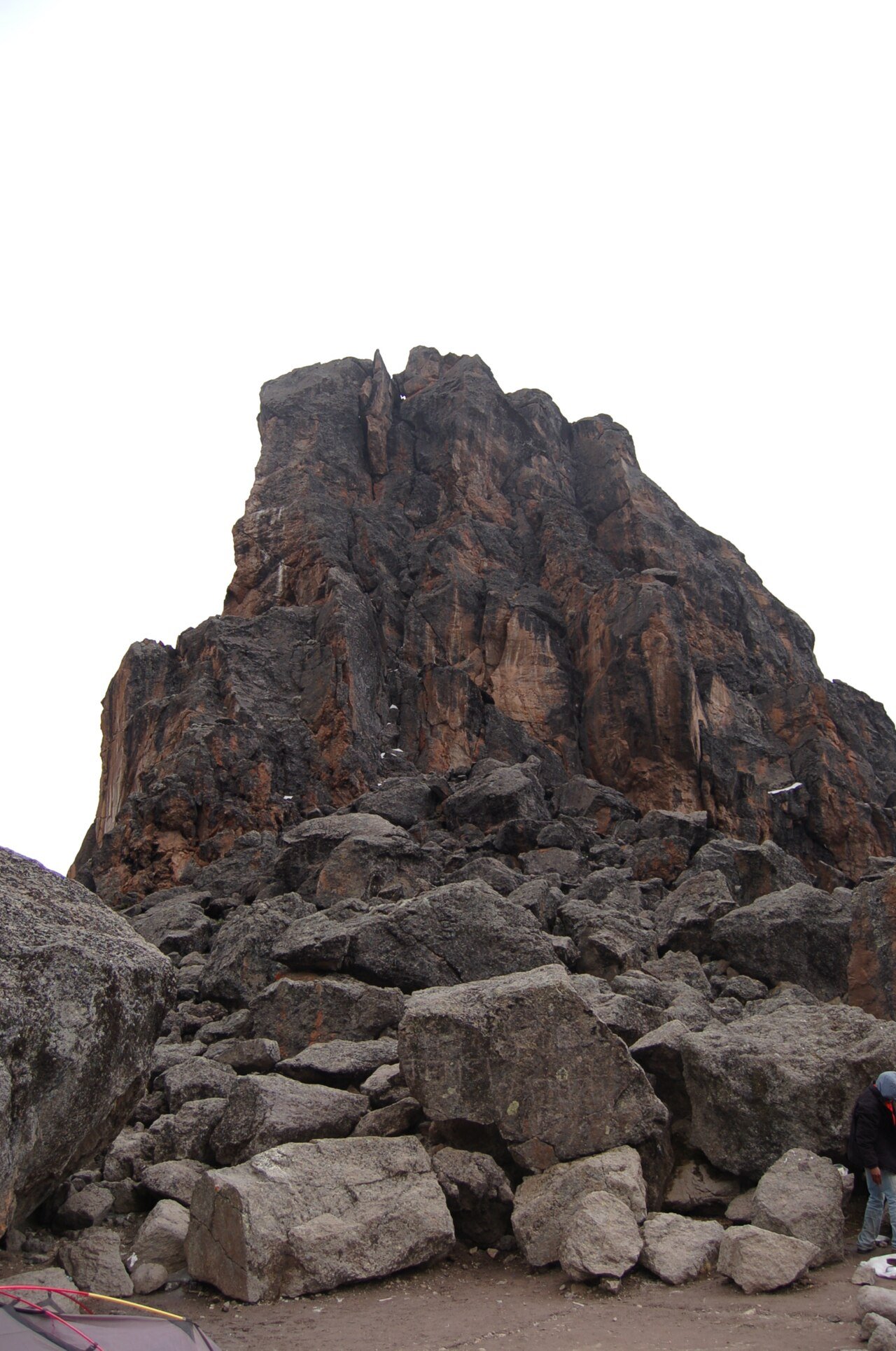 Rock formation near Lava Tower on Mount Kilimanjaro